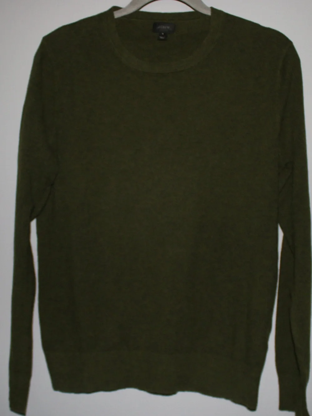 J. Crew Men's Dark Green Crewneck Sweater